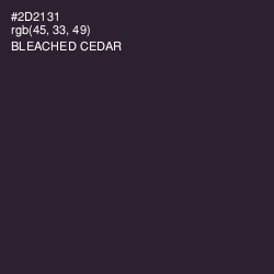 #2D2131 - Bleached Cedar Color Image